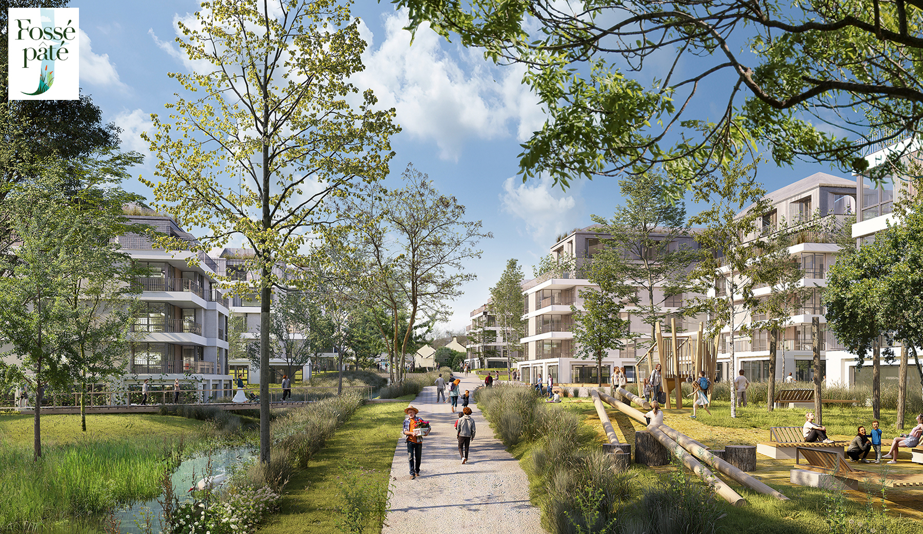 Illustration - Un nouveau quartier en entrée de ville