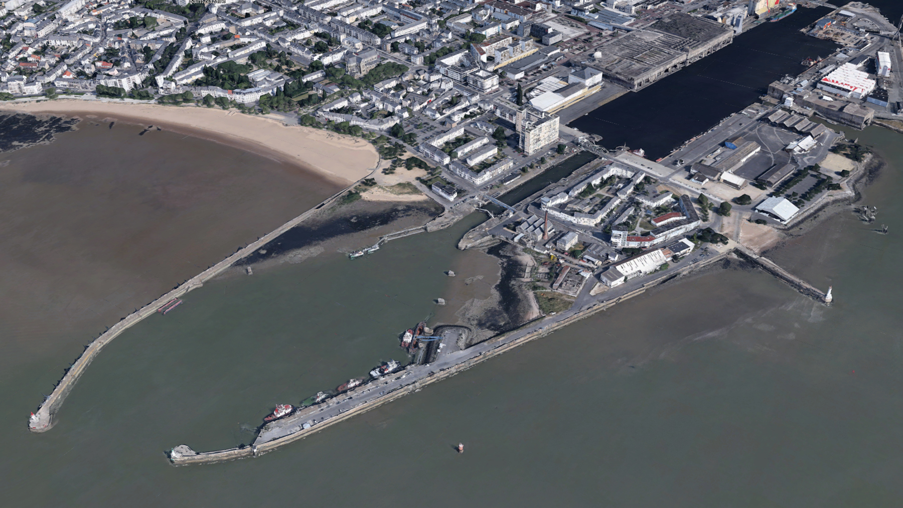 Illustration - avant port Saint-Nazaire