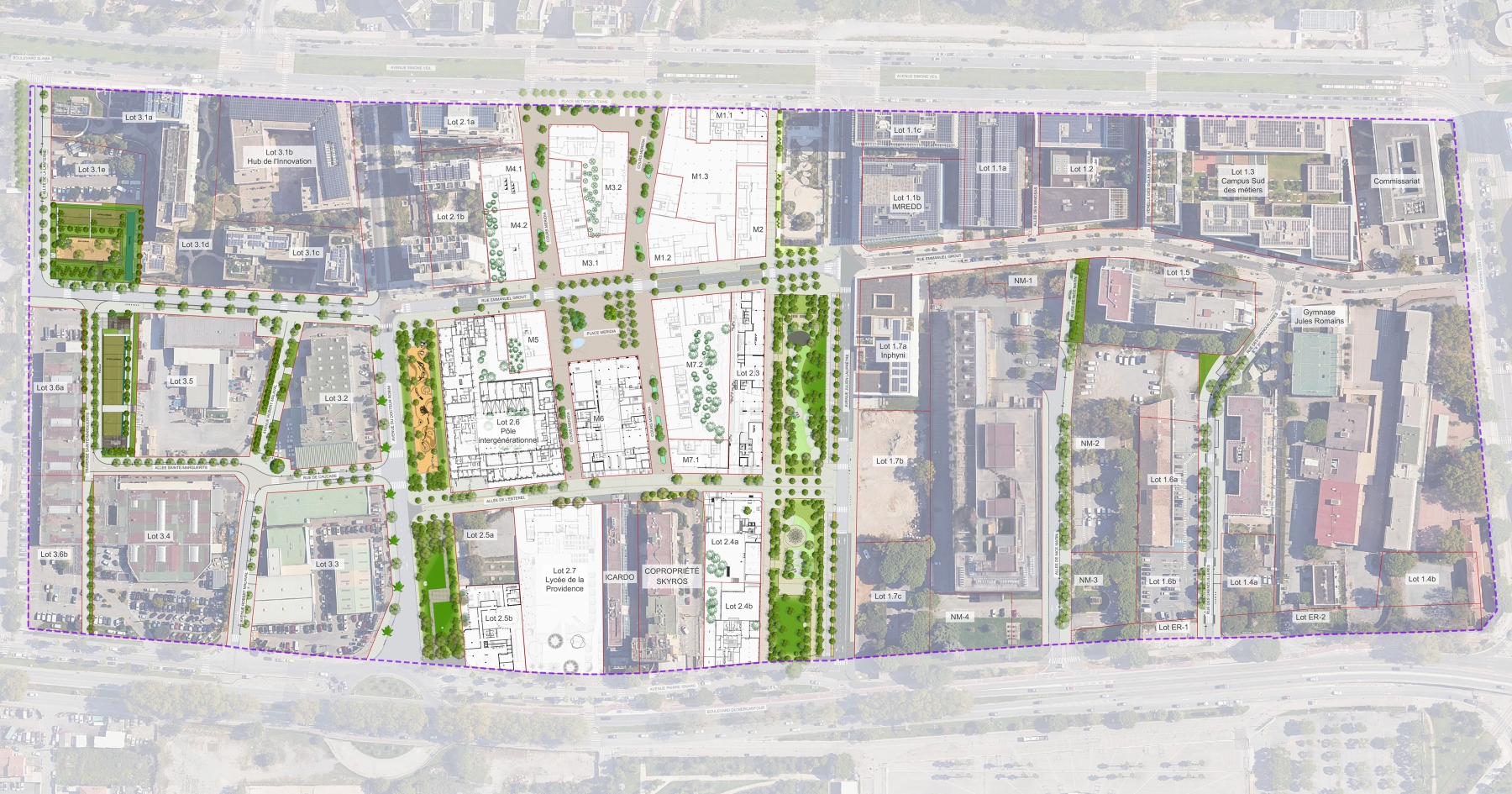 Illustration - Plan des espaces publics