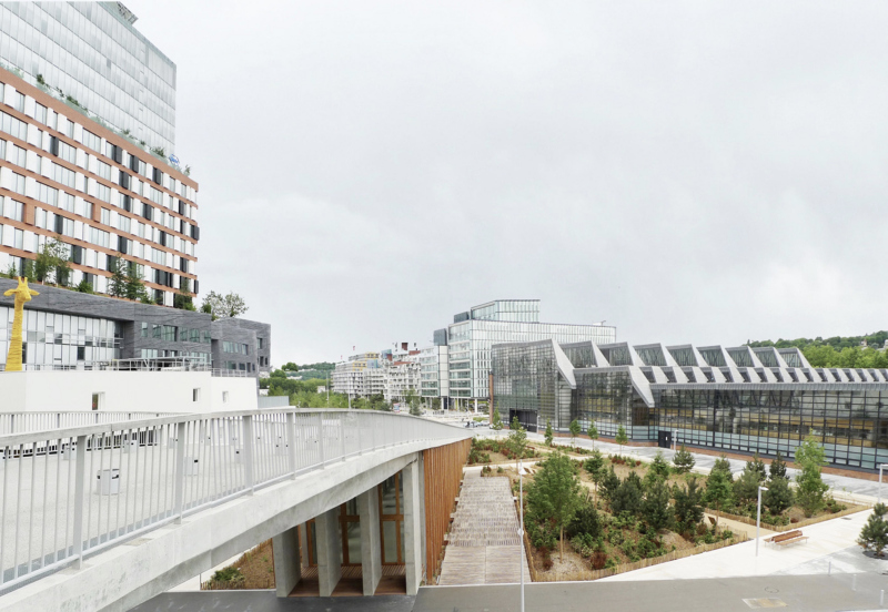 Illustration - Depuis la passerelle après travaux de plantations