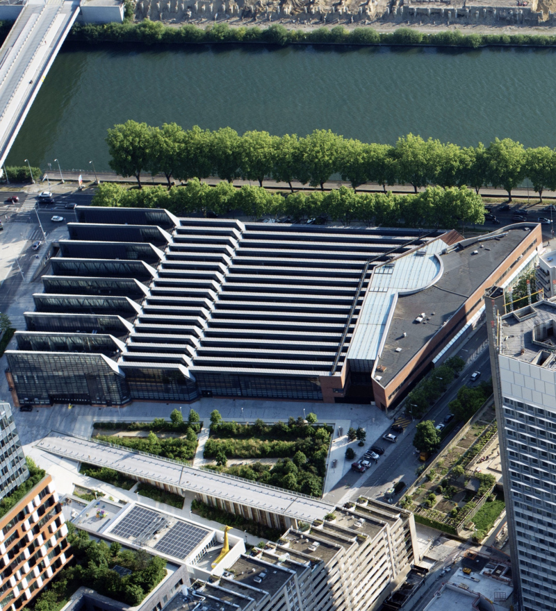 Illustration - Vue aérienne de la place