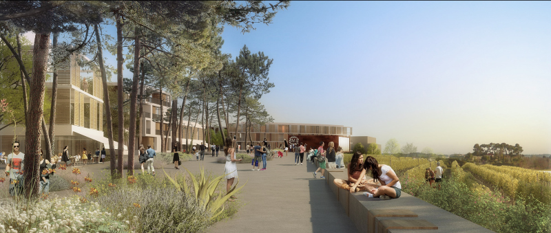 Illustration - Terrasse avec vue sur le parc de Malbosc