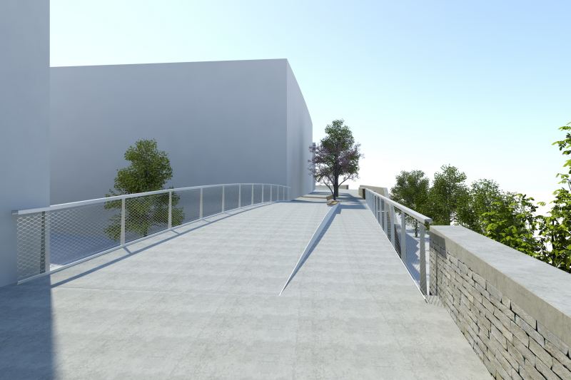 Illustration - Vue depuis la promenade haute