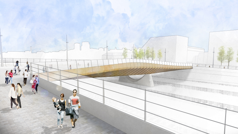 Illustration - Vue depuis le siège du journal Le Monde