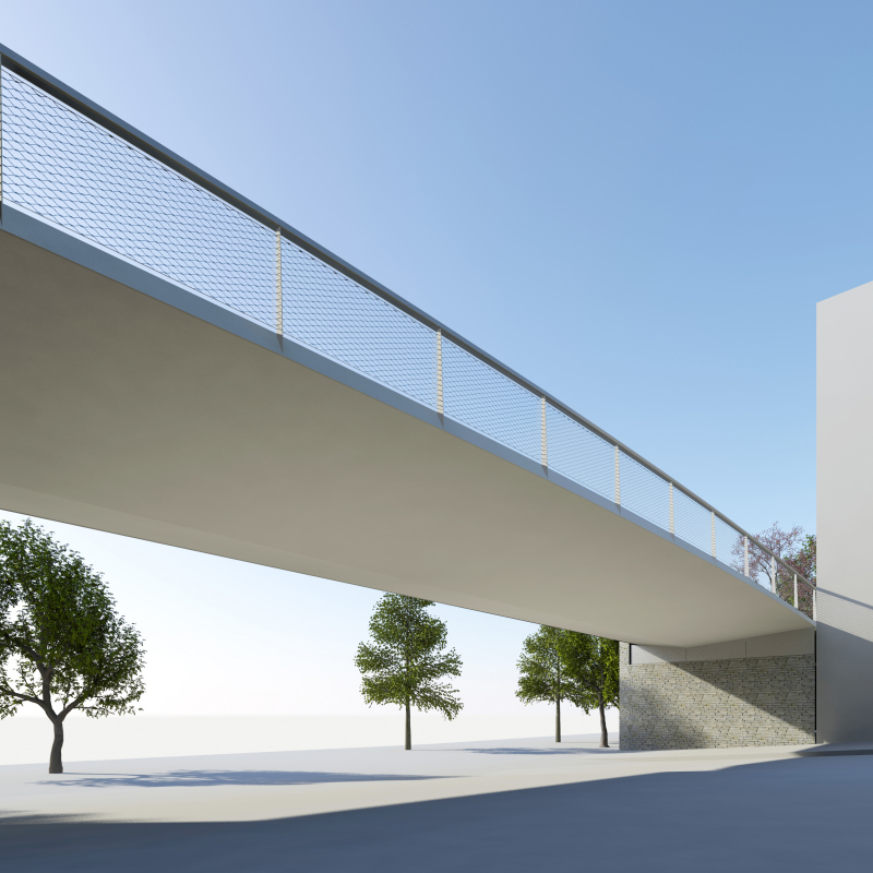 Illustration - Vue du tablier depuis l'avenue Montaigne