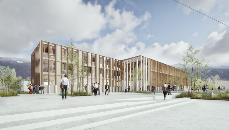 Illustration - Vue depuis le parvis