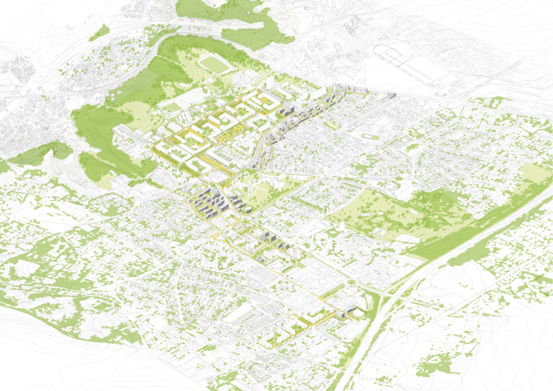 Illustration - Des interventions choisies pour transformer les lieux à juste mesure