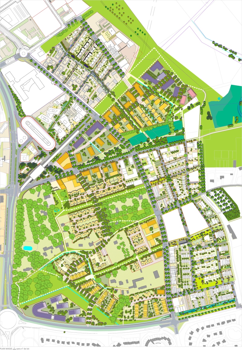 Illustration - Plan masse