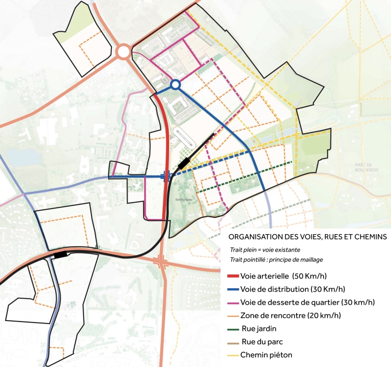 Illustration - Le maillage viaire