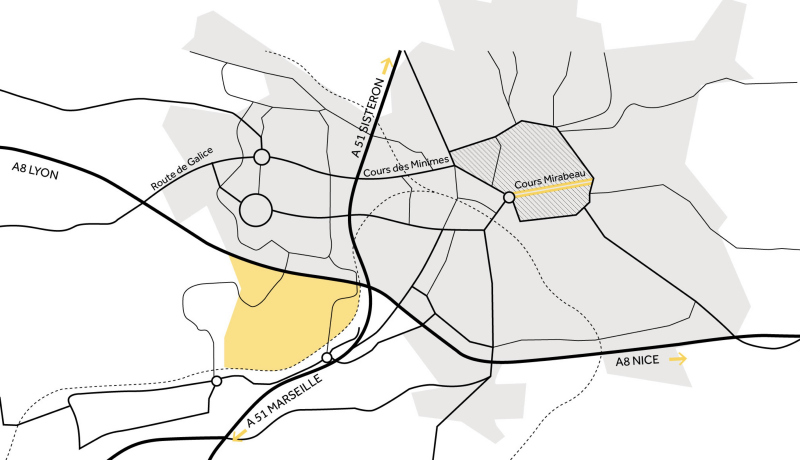 Illustration - Le site de la Constance, un territoire enclavé