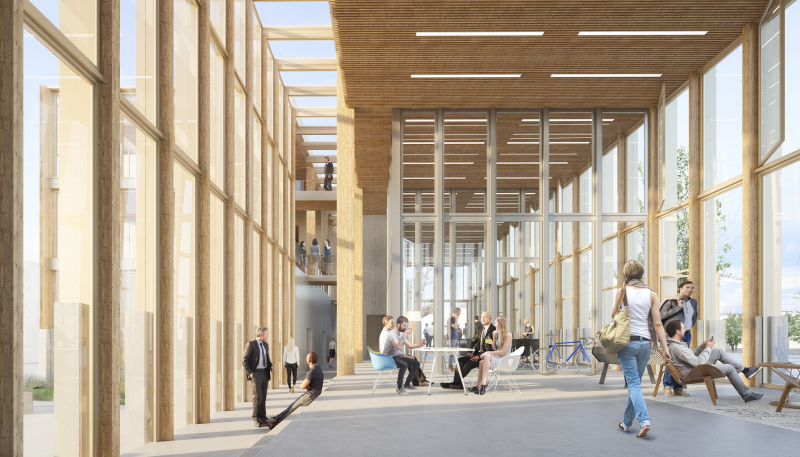 Illustration - Vue depuis la rue intérieure