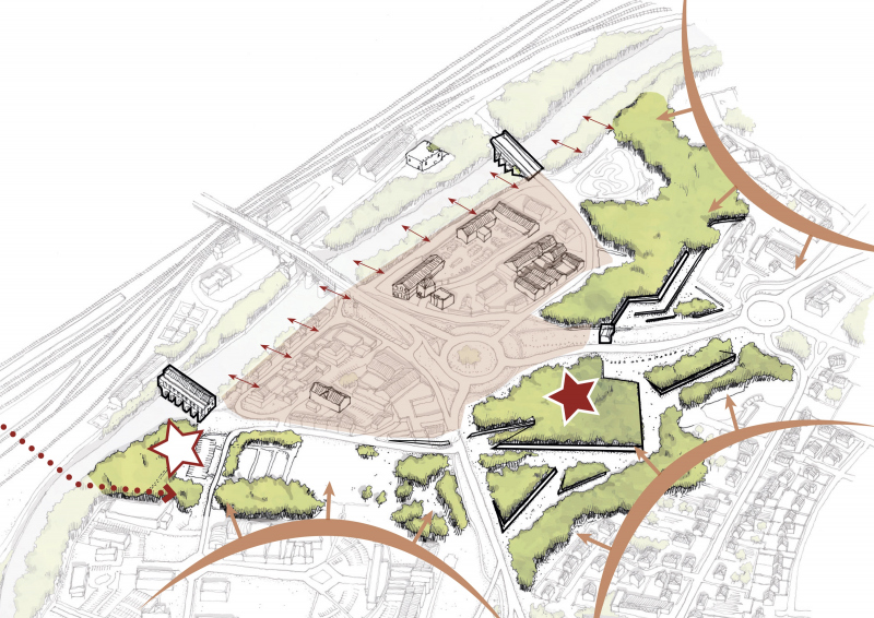Illustration - Valoriser le patrimoine bâti et végétal et faire du cœur du couronné le cœur d’un nouveau dispositif urbain