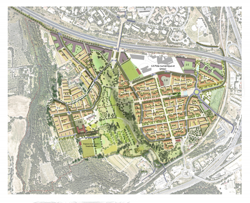 Illustration - Plan directeur Zac de la Constance (92ha)