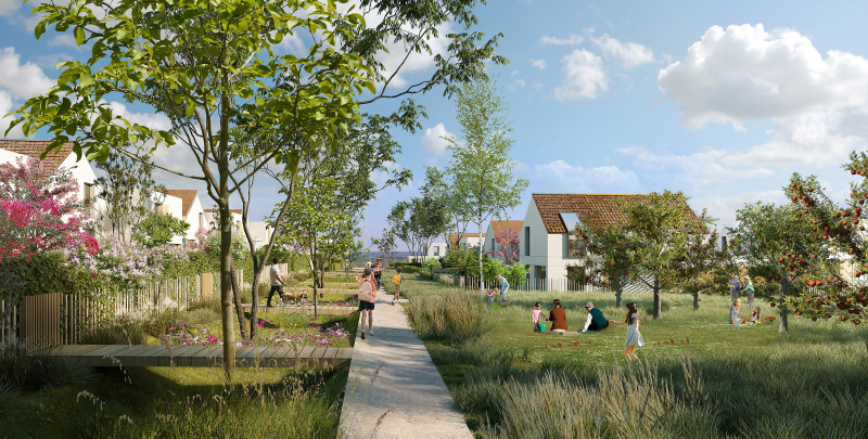 Illustration - Perspective sur une coulée verte - © Guillaume  Paturel 