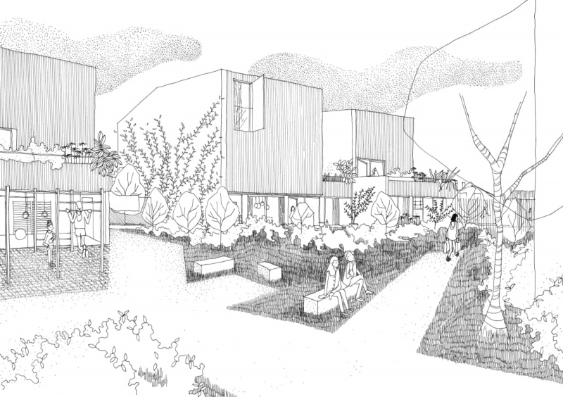 Illustration - Projet de mutation d’une des têtes d’îlot sur la rue Camille Pelletan