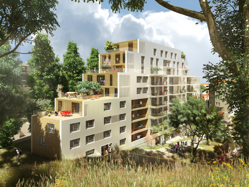 Illustration - Perspectives façades Sud