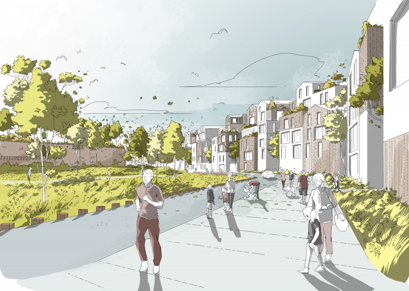 Illustration - Vivre à la lisière du parc