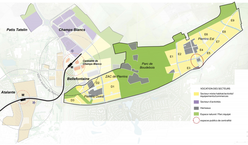 Illustration - La vocation programmatique des secteurs