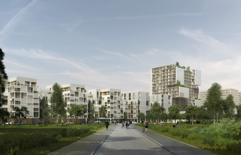 Illustration - Vue depuis le parc