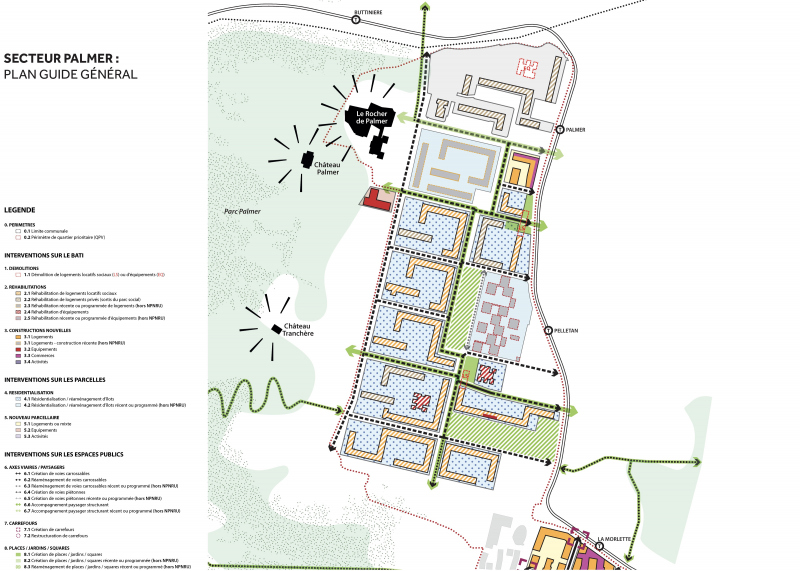 Illustration - Déclinaison opérationnelle du plan guide à Palmer