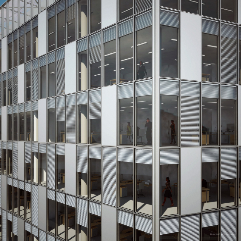 Illustration - Arcueil - ZAC de la vache noire - Bureaux