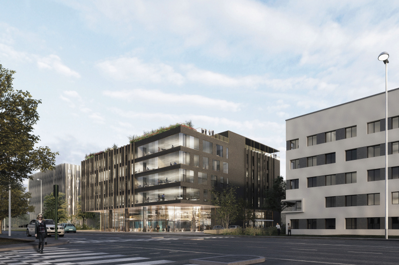 Illustration - Secteur OET exemple de sous aménagement avec rétrocession d’espaces publics. - Lamotte