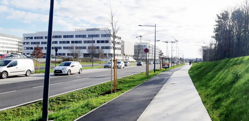 Illustration - Certains talus latéraux ont été conservés