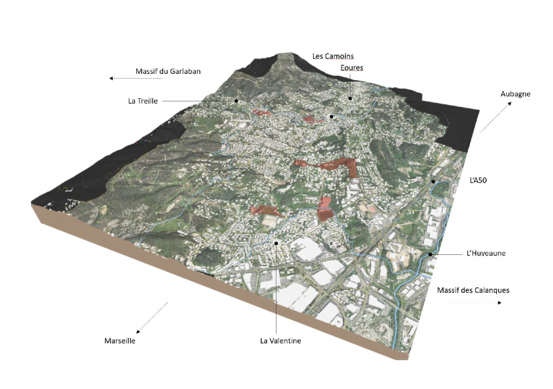 Illustration - Le site en 3D