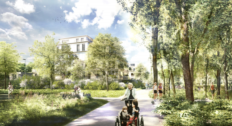 Illustration - Les aménagements en lisière du parc de Boudebois