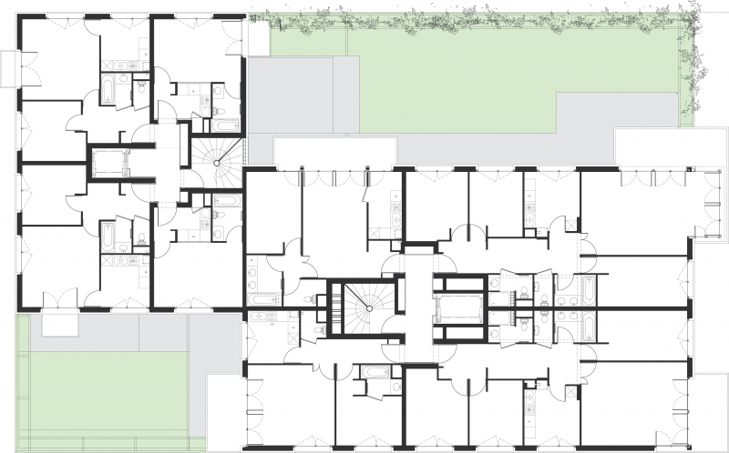 Illustration - Plan étage courant
