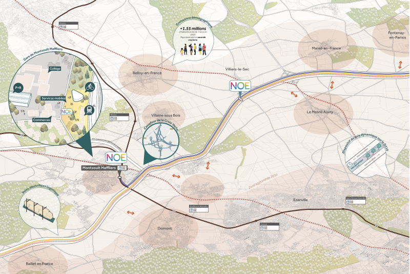 Illustration - La Francilienne, l’épine dorsale du développement en seconde couronne.