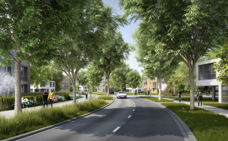 Illustration - La requalification de la route des Parcs