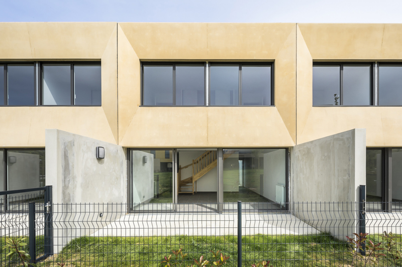 Illustration - Vue sur les espaces privatifs des villas