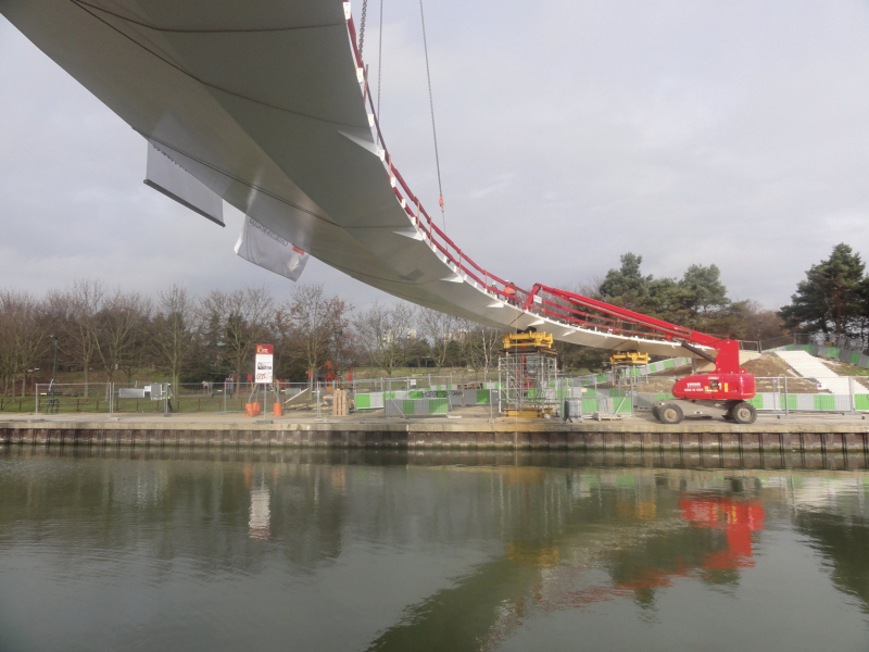 Illustration - Le caisson avant mise en place des haubans