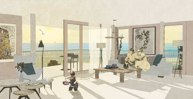 Illustration - Vue d’une maison