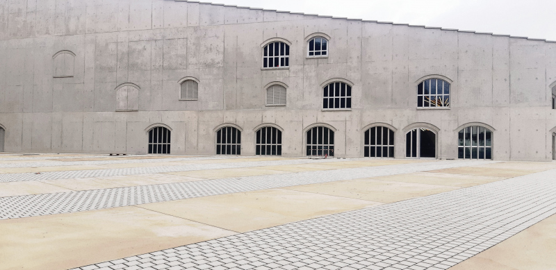 Illustration - Le parvis de l’Arche en cours de chantier