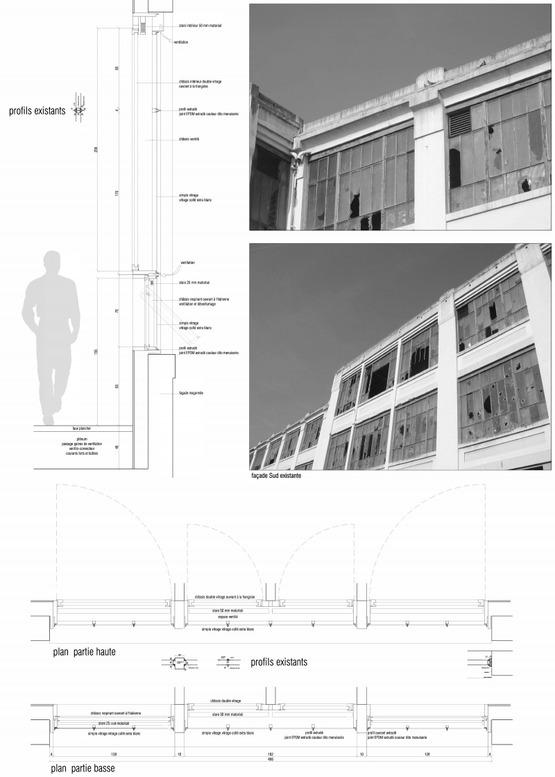 Illustration - Détails des menuiseries