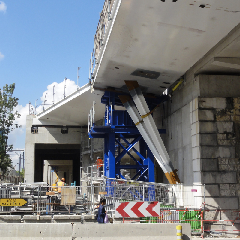 Illustration - Assemblage des bracons quai d'Ivry