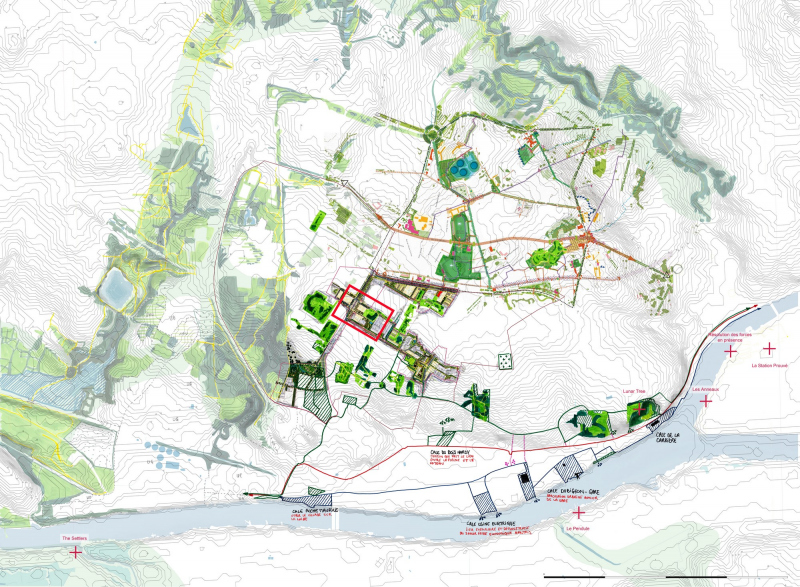 Illustration - Enchainement des parcs et des vallées à l'ouest de la métropole