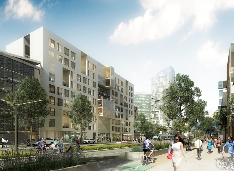 Illustration - Nice - Zac Nice Méridia - Ilot 1.1C - Bureaux