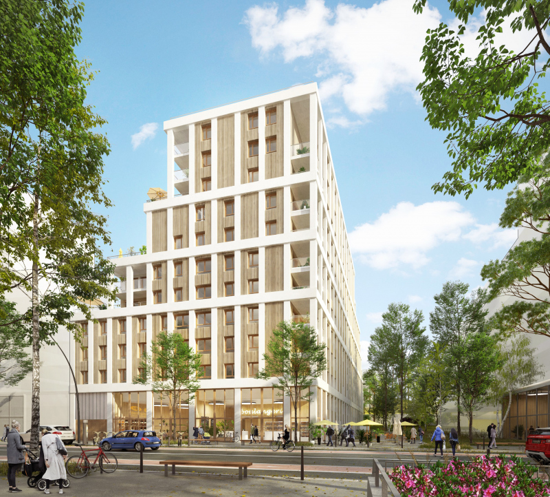 Illustration - Perspective rue de Lisbonne