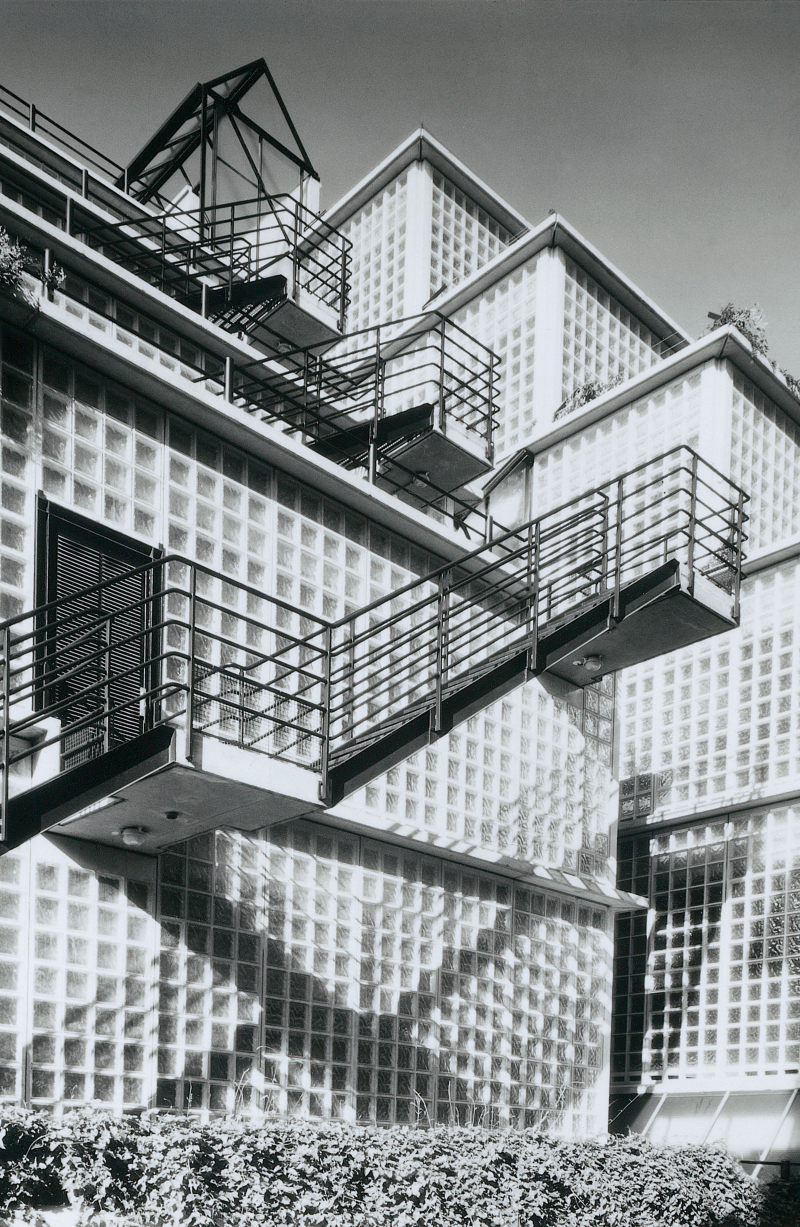 Illustration - Façades en pavés de verre