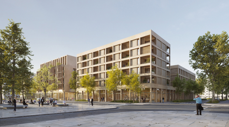 Illustration - Depuis la rue Ernest Renan ©Naska