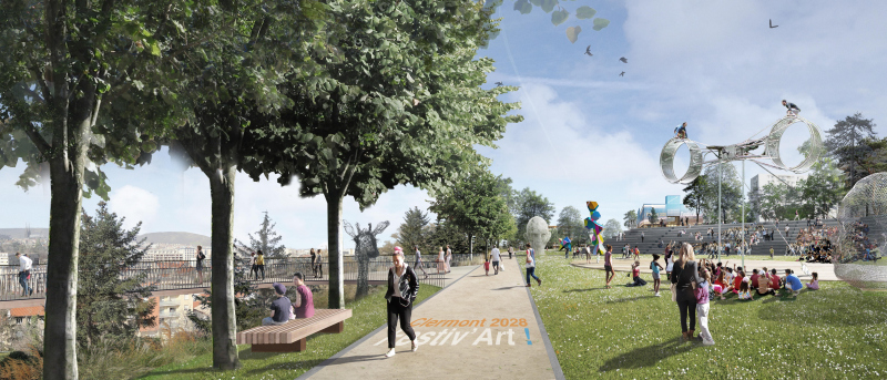 Illustration - Perspective depuis la promenade des Arts