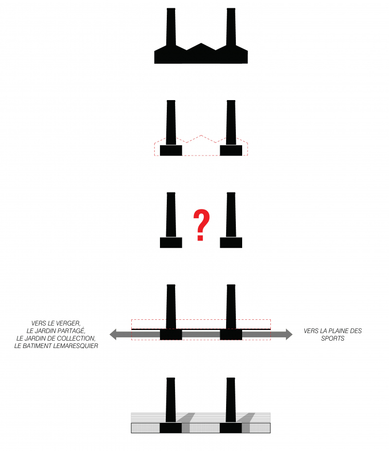Illustration - Composition avec les cheminées
