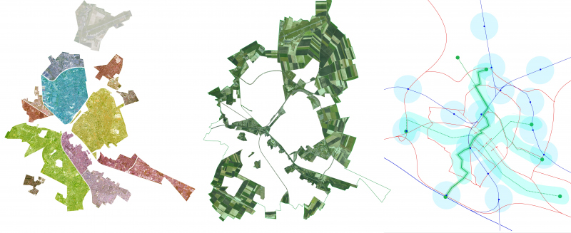 Illustration - Plaques urbaines, potentiel des vides, mobilités