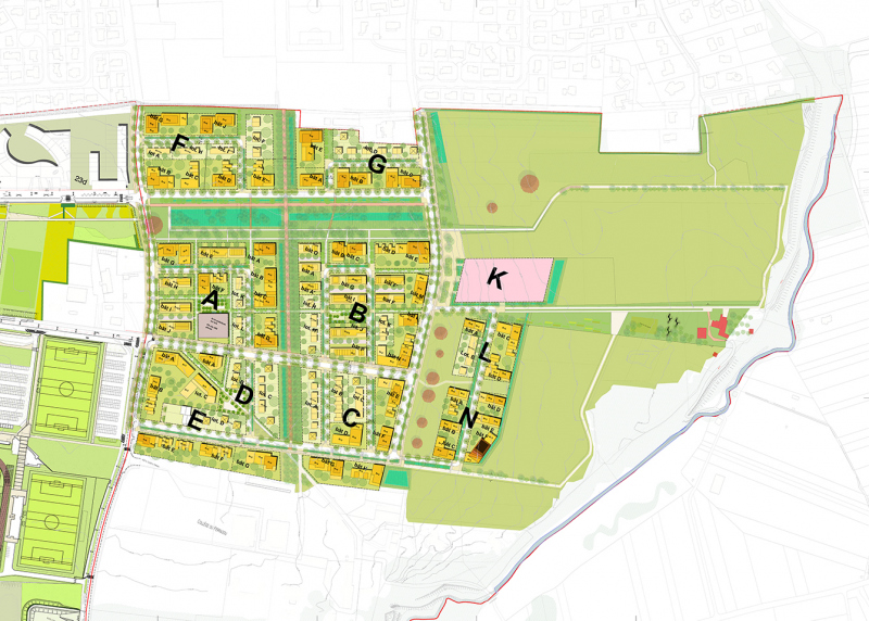 Illustration - Plan masse du projet