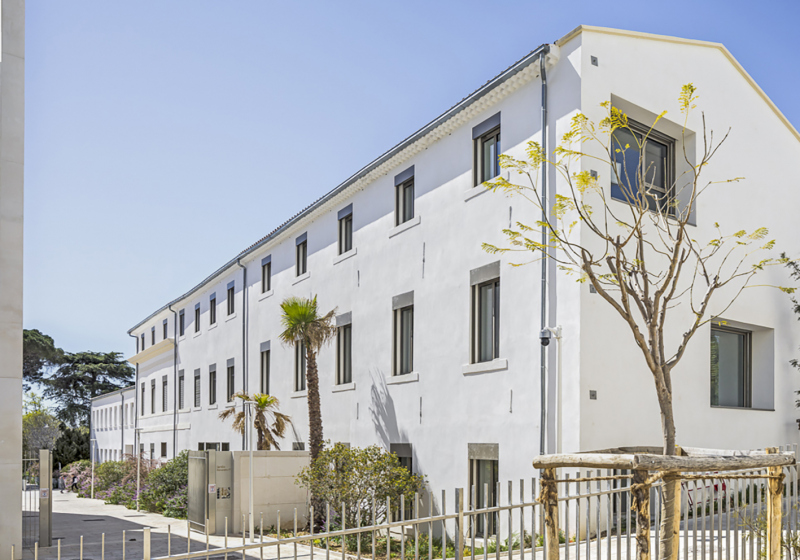 Illustration - Vue sur l’arrière du bâtiment réhabilité ©Sergio Grazia