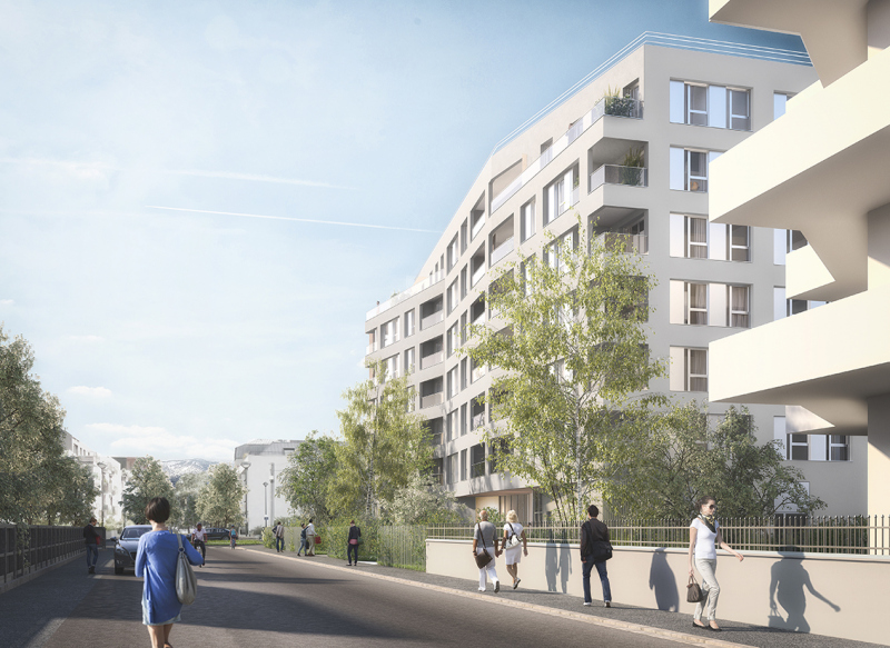 Illustration - Perspective de la façade principale - ©TU VERRAS