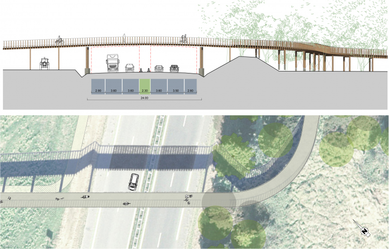 Illustration - Vues en plan et en élévation